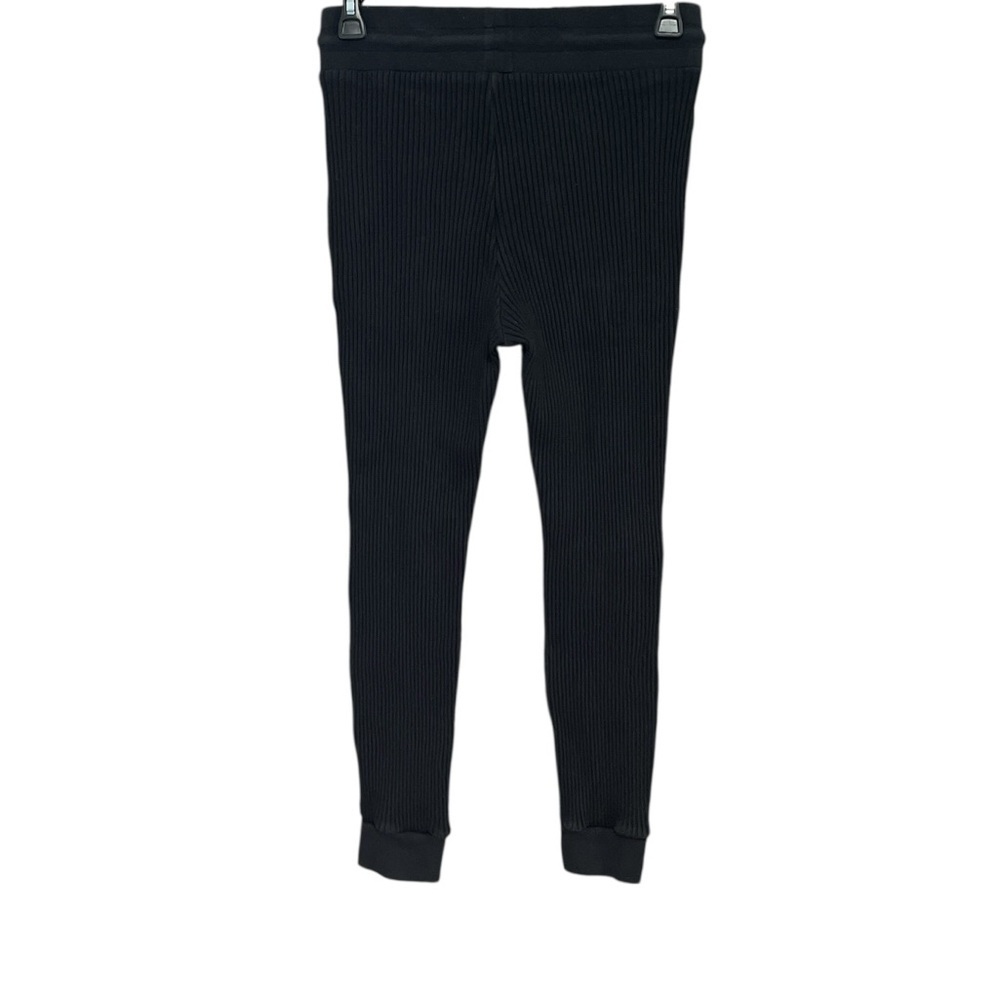 THE RANGE Jogger Pants Black Ribbed Drawstring Size Large - Picture 5 of 13